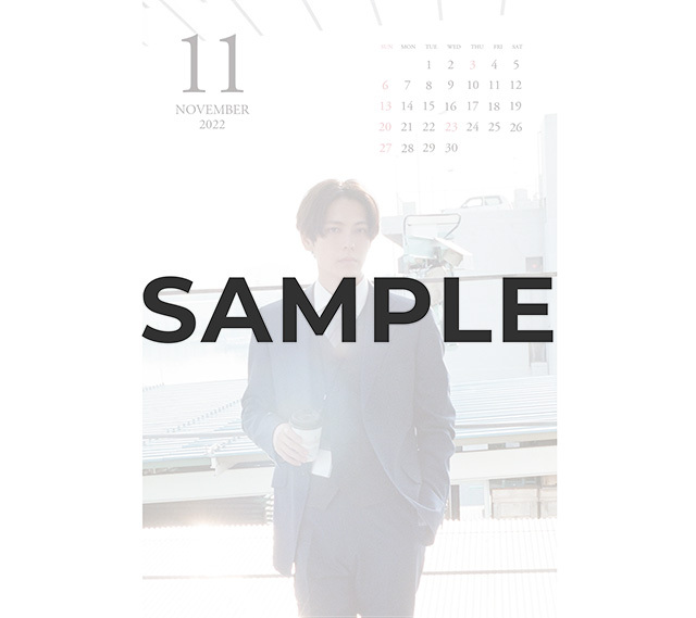 猪塚健太 2022年11月 カレンダー壁紙